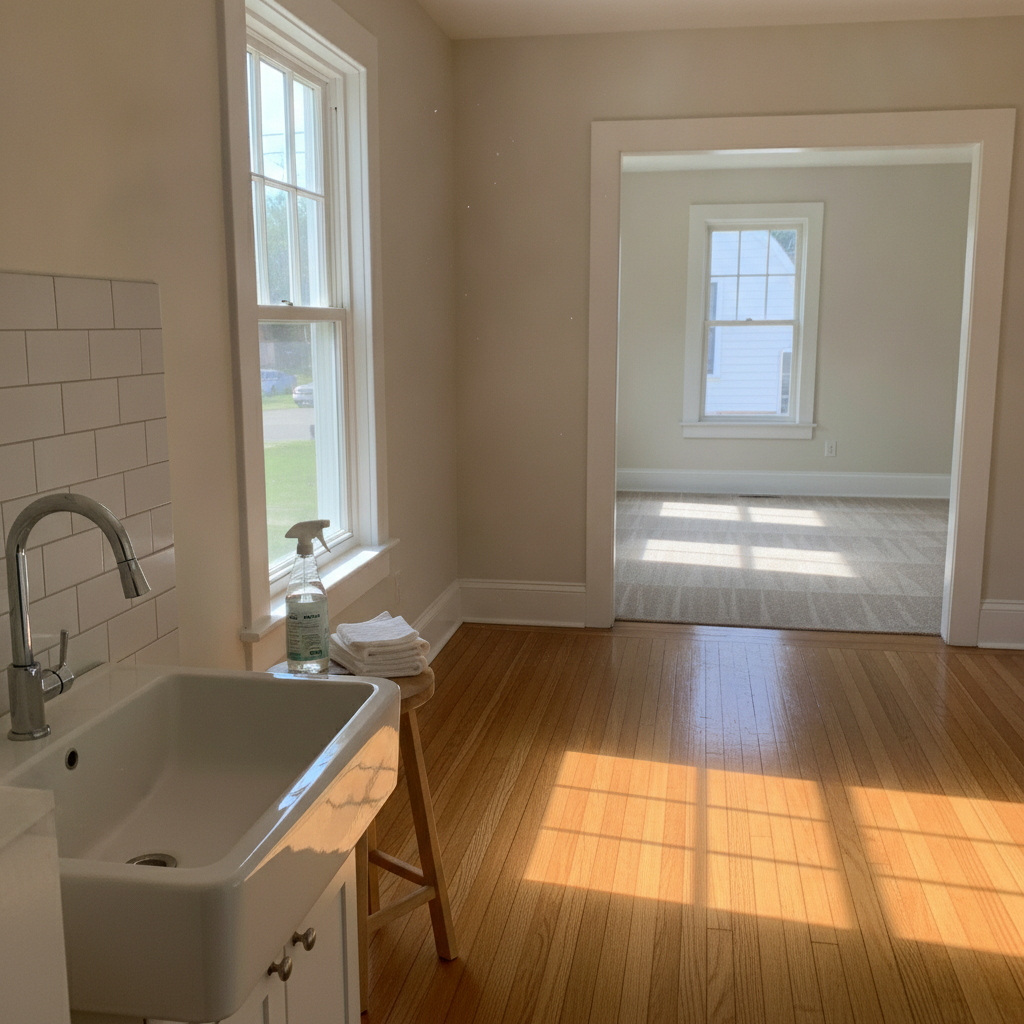 Move-in Cleaning - No Face and No Text